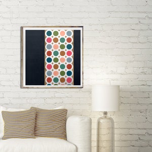 ART PRINT, mid century modern geometric art, contemporary art print, geometric art print, mid century modern interior, retro giclee print image 2