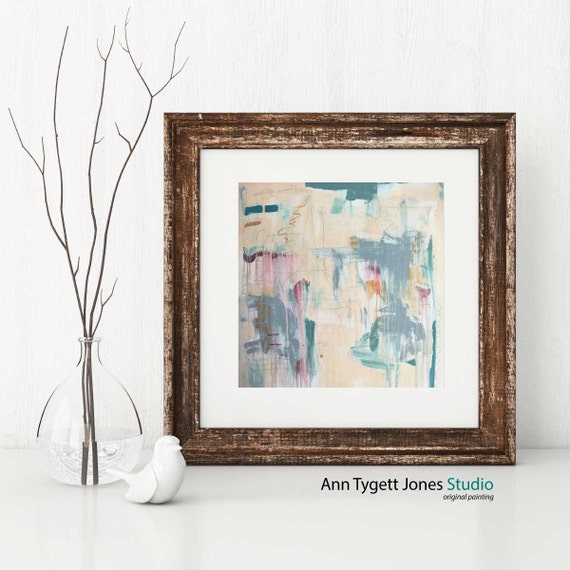 Abstract art print, pastel abstract wall art, interior wall decor, modern abstract acrylic painting, interior decor, modern abstract print