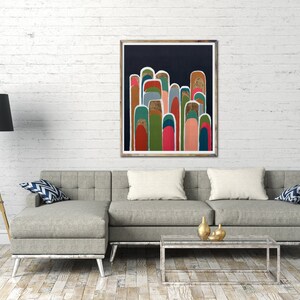 ART PRINT, mid century modern art print, modern abstract, mid century abstract art, retro art, wall art, contemporary wall art, giclee art