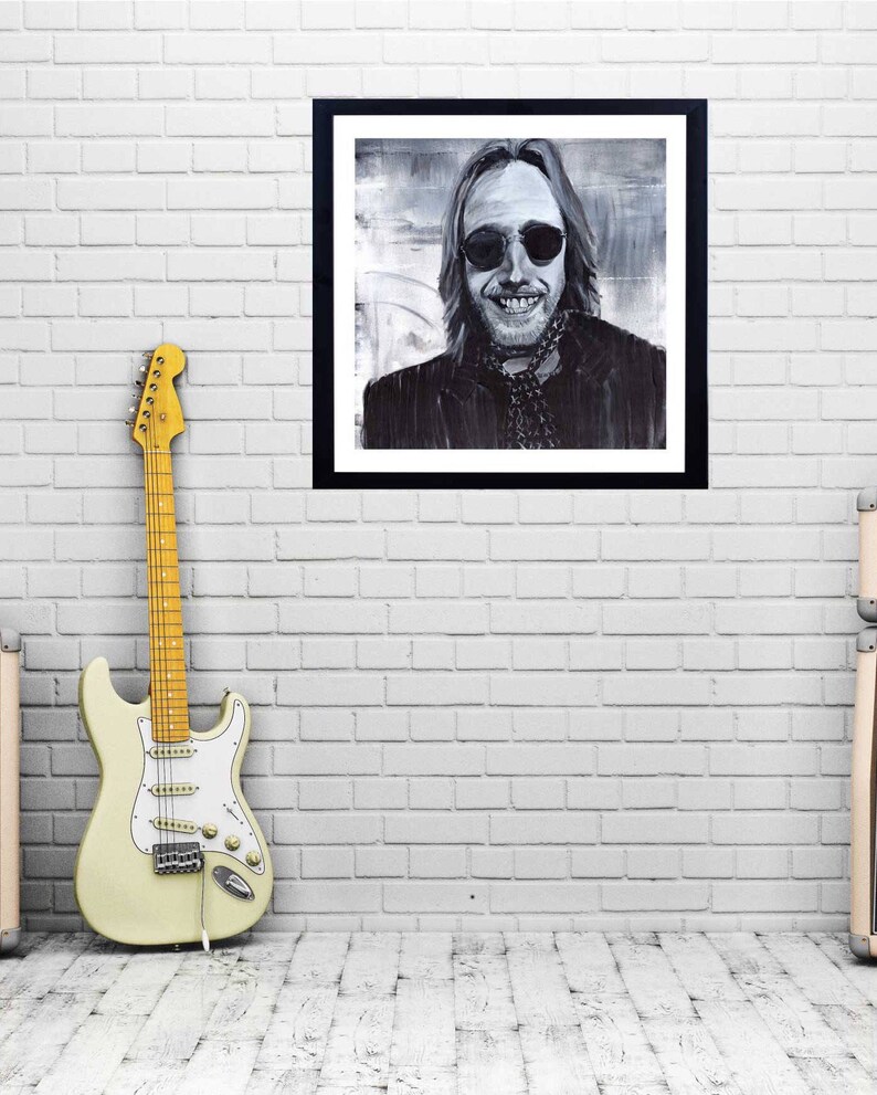 Tom Petty Art Print of Tom Petty Tom Petty Wall Art - Etsy