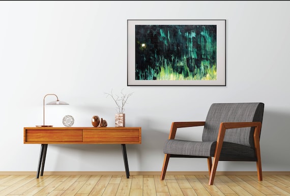 abstract STAR art,commercial art original abstract painting, night sky painting, star painting, modern interior decor contemporary art print