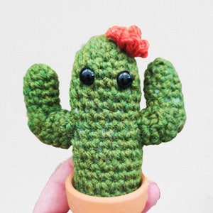 Cactus plushie Marion the macho muscle diva Saguaro cactus image 1