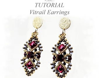 Vitrail Earrings Tutorial