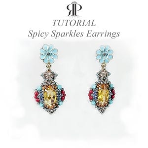 Spicy Sparkles Earrings Tutorial