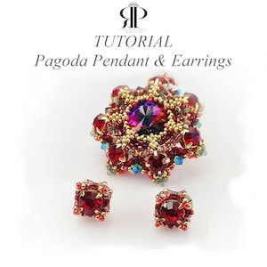 Pagoda Pendant and Earrings Tutorial Package