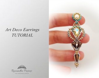 Art Deco Earrings Tutorial