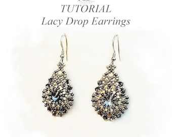 Kolczyki z koronką – instrukcja