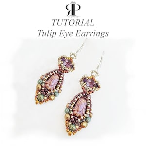 Tulip Eye Earrings Tutorial