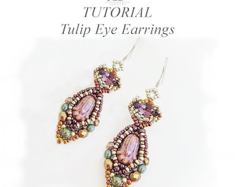 Tulip Eye Earrings Tutorial