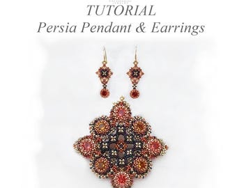 Persia Pendant and Earrings Tutorial Package