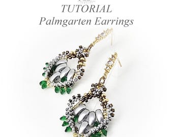 Palmgarten Earrings Tutorial
