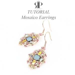 Tutoriel boucles d'oreilles mosaïque