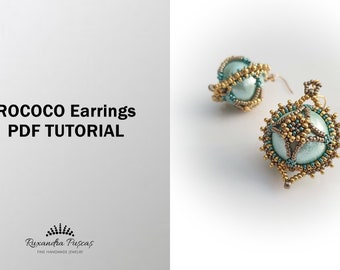 Tutoriel boucles d'oreilles rococo