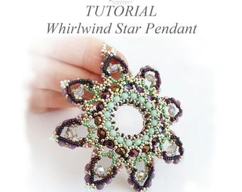 Whirlwind Star Pendant/Ornament Tutorial