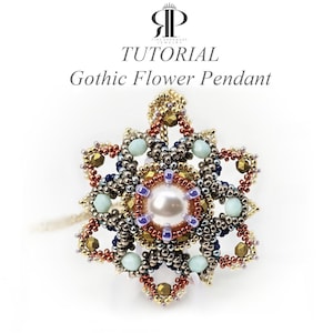 Gothic Flower Pendant Tutorial