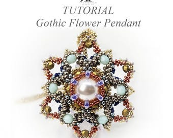 Gothic Flower Pendant Tutorial