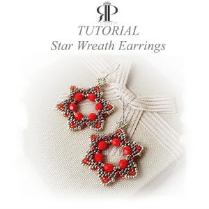 Star Wreath Earrings Tutorial