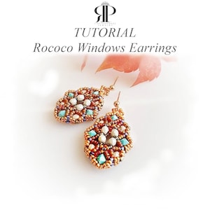 Rococo Windows Earrings Tutorial