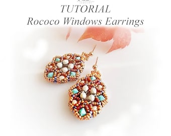 Rococo Windows Earrings Tutorial