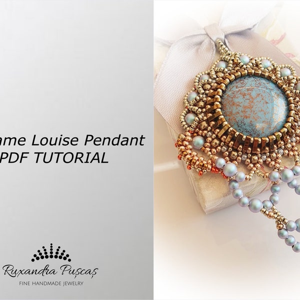 Tutoriel pendentif Madame Louise