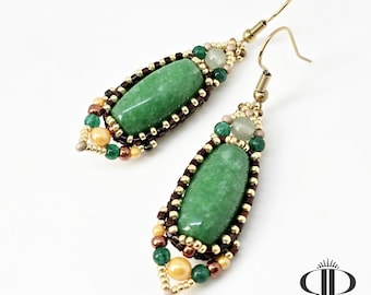 Jade Whisper Finished Earrings