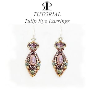 Tulip Eye Earrings Tutorial