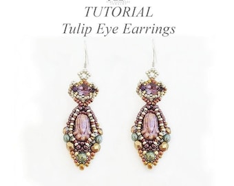 Tulip Eye Earrings Tutorial