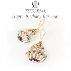 Happy Birthday Earrings Tutorial