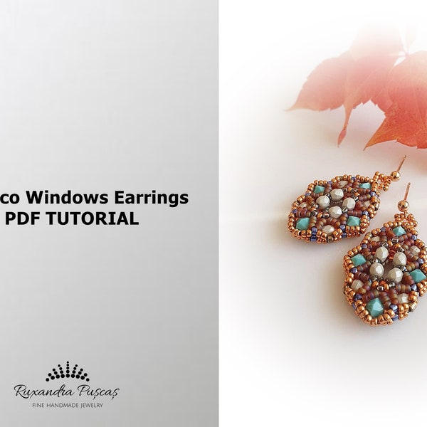 Rococo Windows Earrings Tutorial