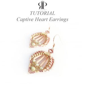Captive Heart Earrings Tutorial