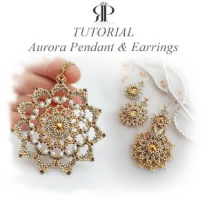 Aurora Anhänger und Ohrringe Tutorial Paket