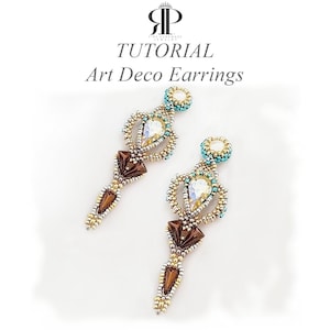Art Deco Earrings Tutorial