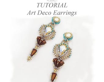 Art Deco Earrings Tutorial