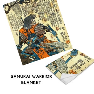 Samurai Krieger Martial Arts Geschenk, Decke werfen