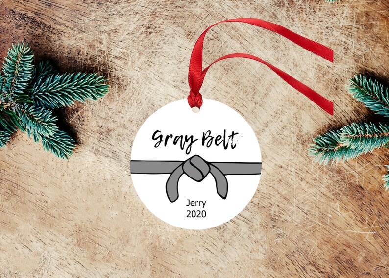 Gray Belt Martial Arts Gift Taekwondo Gray Belt Karate Gray Etsy