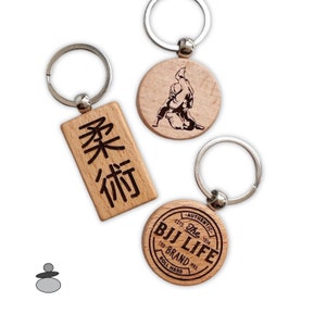 Jiu Jitsu Schlüsselanhänger, Brasilianisches JiuJitsu, BJJ Schlüsselanhänger, Martial Arts Geschenkidee