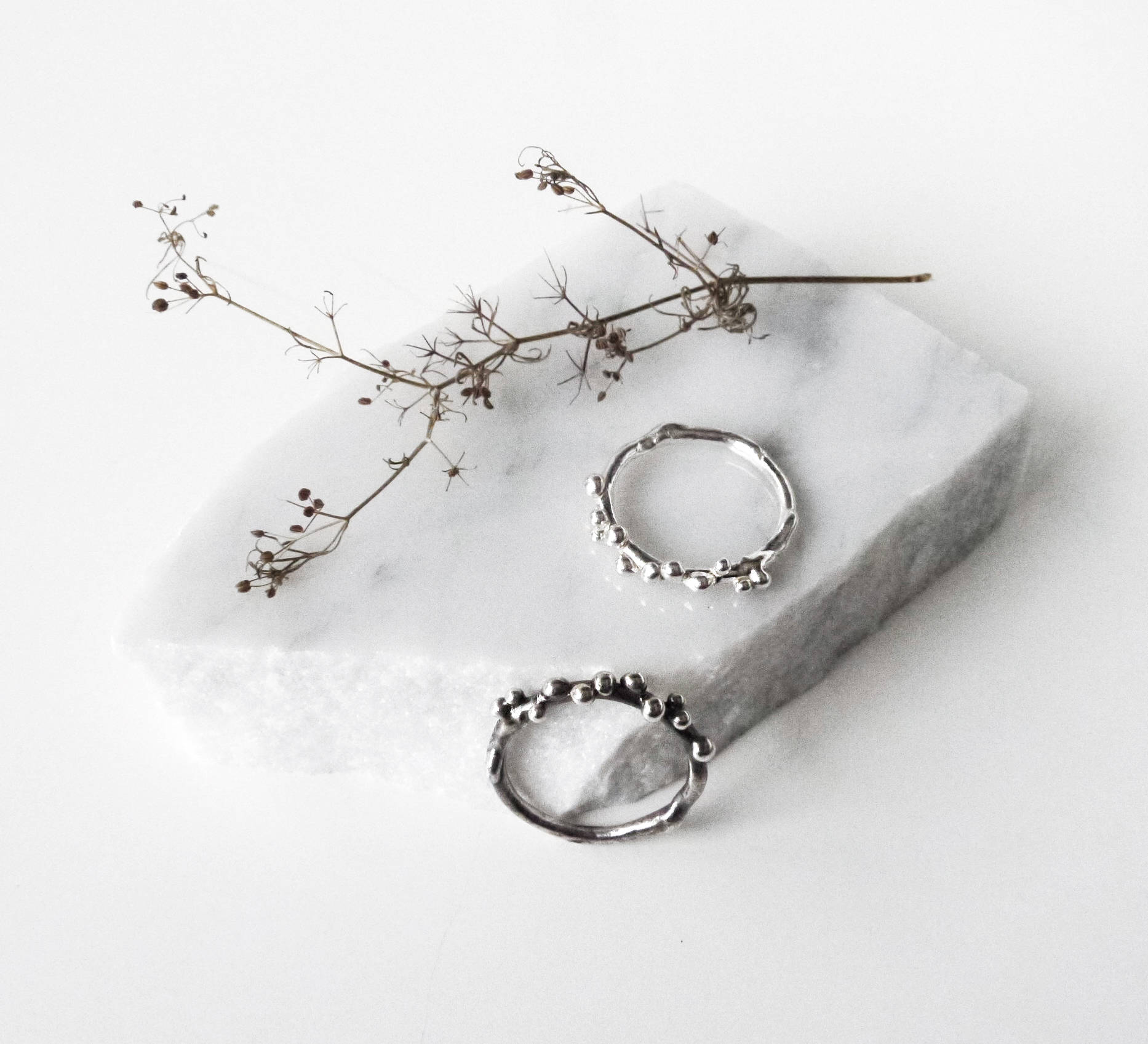 Silver Water Drop Ring - Etsy