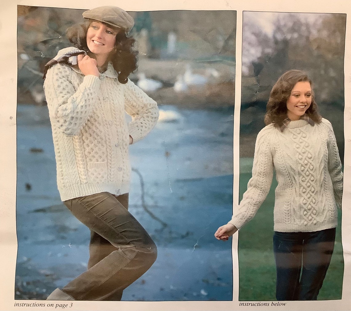 Aran Knitting Pattern PDF Booklet, Tivoli Aran Special, Irish Fisherman