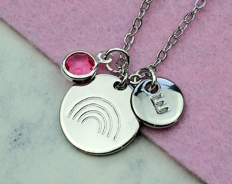 Teen Girl Christmas Gifts, Rainbow Necklace, Birthday Gifts, Cheer Up Gift, Childrens Jewellery, Gift for Kid, Gift for Her