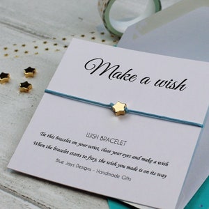 Christmas Eve Gift for Adults, Make a Wish Bracelet, Gift Box Fillers, Best Friend Gift, Birthday Box, Letterbox Gift, Self Care Kit
