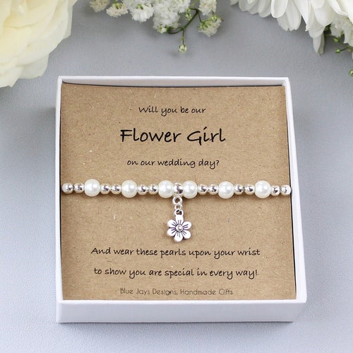 Flower Girl Gift Flower Girl Proposal Will You Be My Etsy