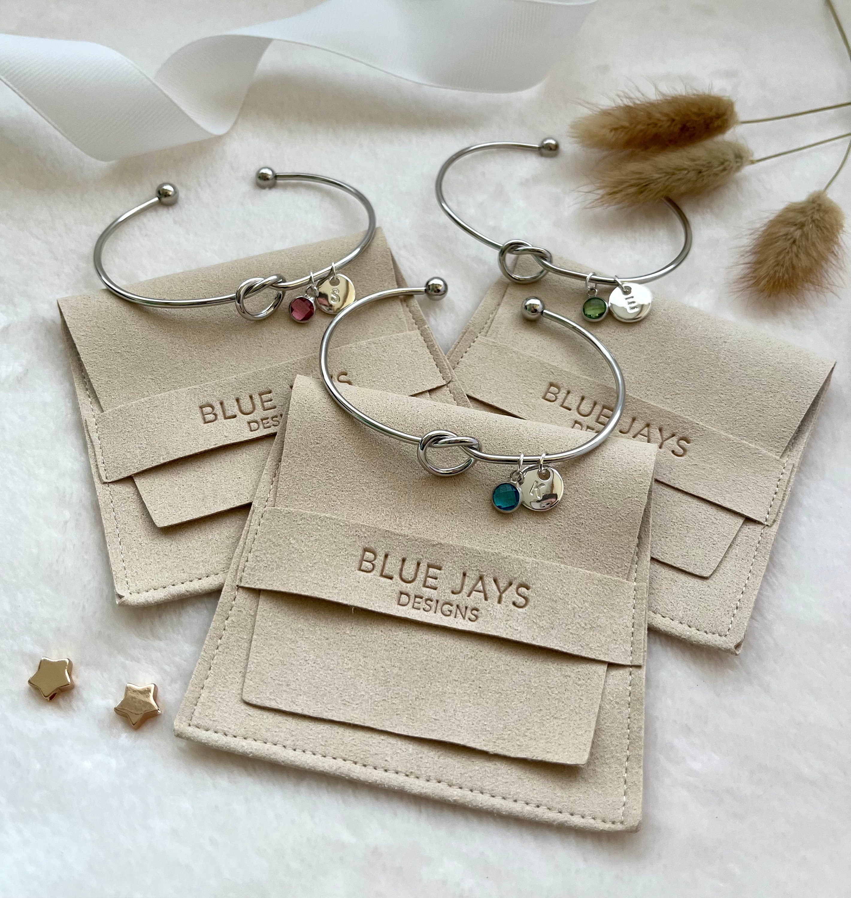 Silver Knot Bracelet Gift For Her, Personalised Christmas Gifts, Best Friend Gift, Maid of Honour Gifts, Sister Birthday Gift