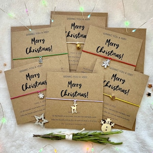 Frohe Weihnachten Geschenke für Advent, Kollege Mitarbeiter, Wichtel Kleine Weihnachtsgeschenke, Tischkarten Geschenk, Weihnachten Hochzeitsbevorzugung