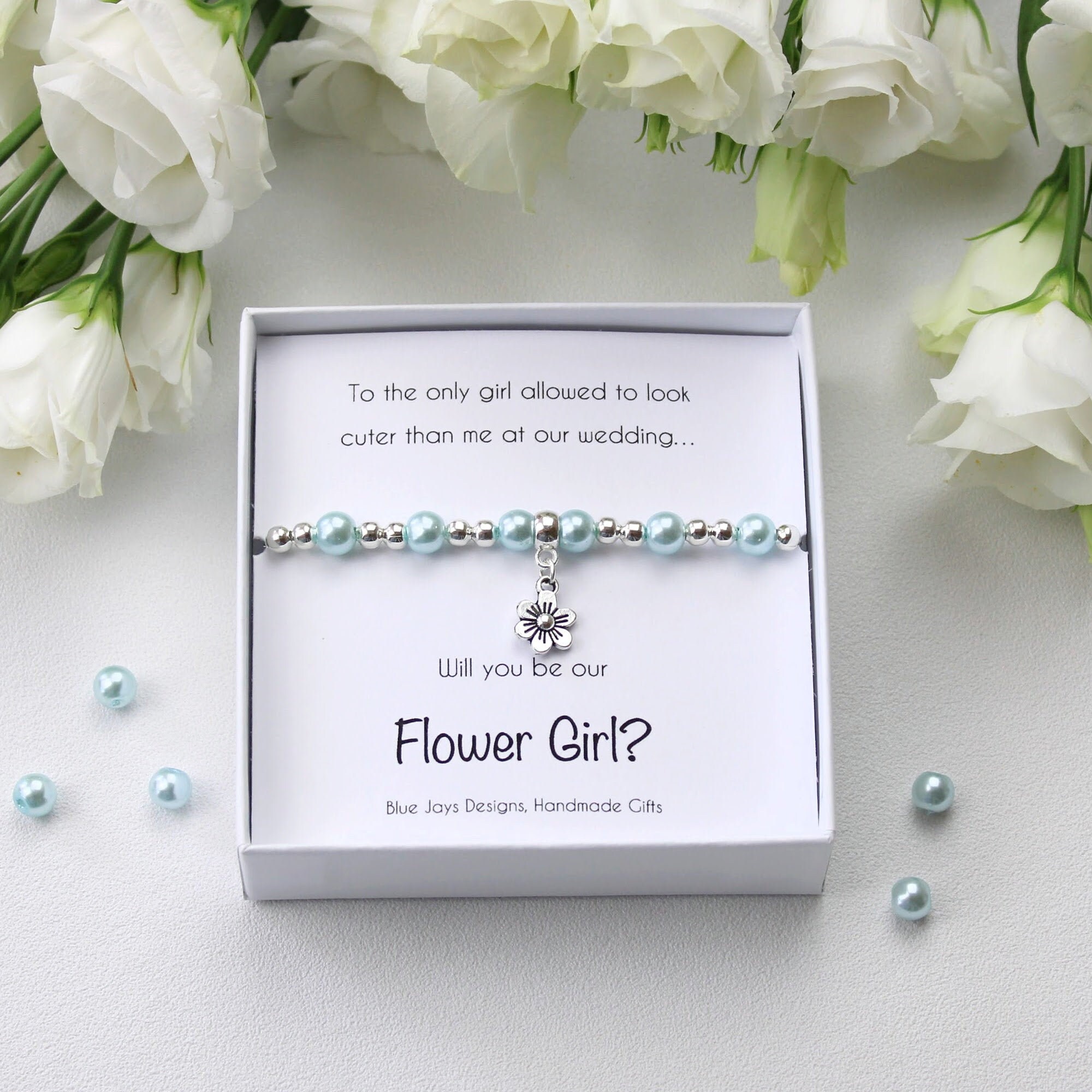 Flower Girl Proposal Bracelet Flower Girl Bracelet 