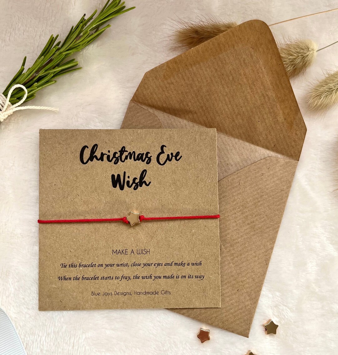 Christmas Eve Box Fillers for Kids and Adults, Christmas Wish Bracelet ...
