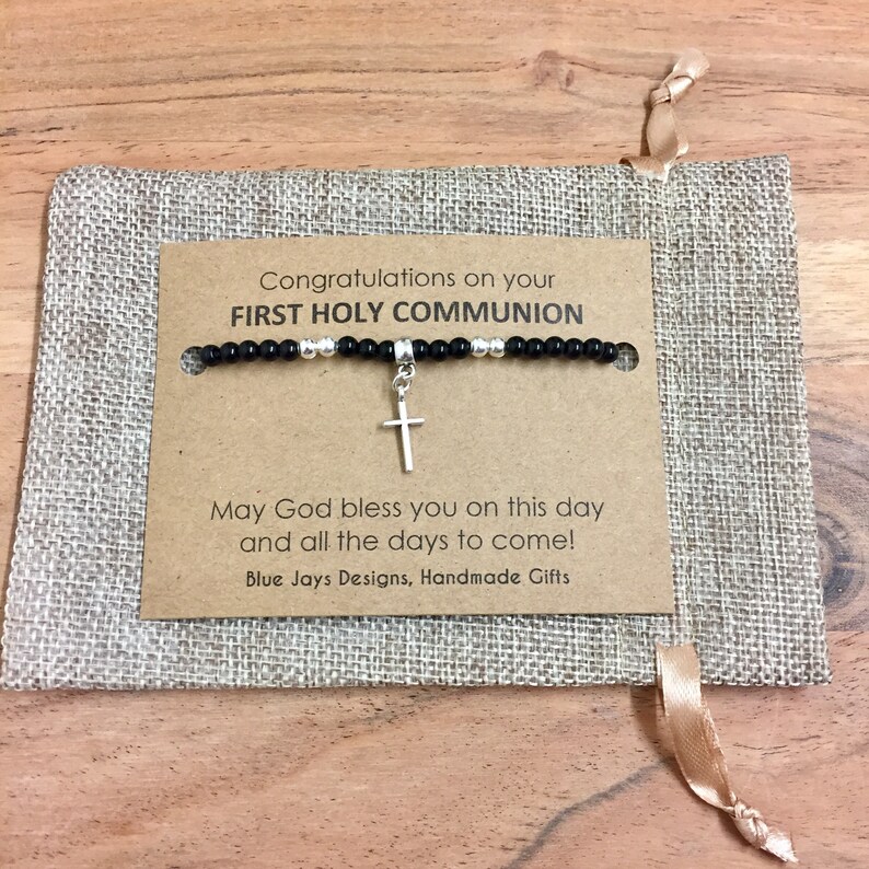 First Holy Communion Gift For Boy Religious Jewelry 1st Etsy