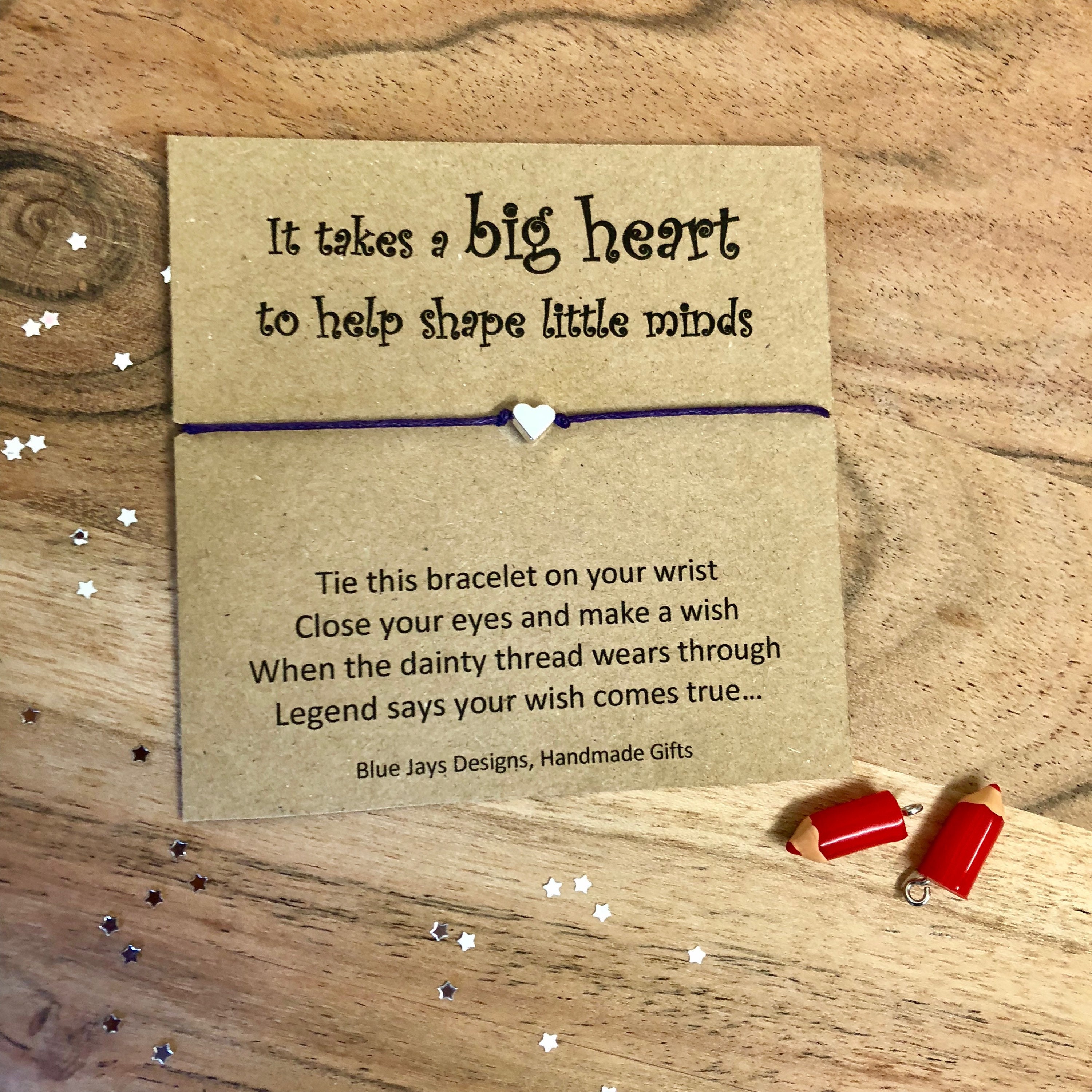 Thank You Teacher Small Teacher Gift Key Worker Gift ...