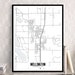 Cranmore Mountain Printable Ski Trail Map, Ski Map 16x20, Cranmore NH ...