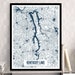 Kentucky Lake Printable Map Poster, Kentucky Lake Digital Download, Kentucky Map Art, Printable ...