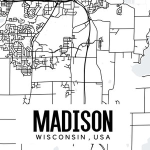 Madison Wisconsin Map Printable, Printable Map for Office, Wisconsin ...